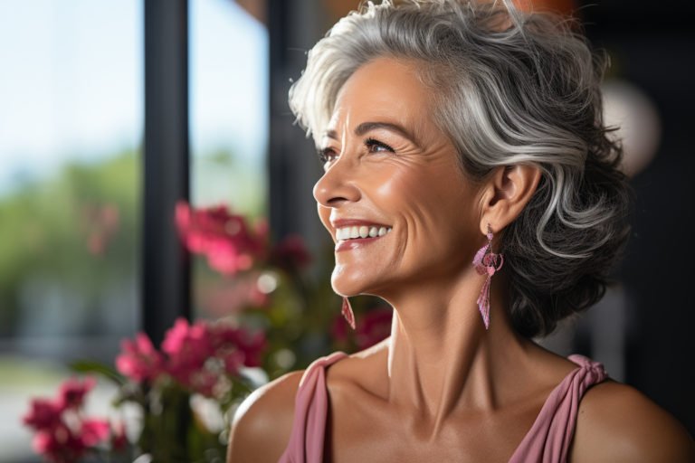 Élégantes et Intemporelles: Idées de Coiffure Mi-Long pour Femme de 75 Ans