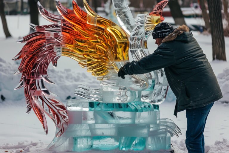 Techniques et conseils pour débuter en sculpture sur glace colorée