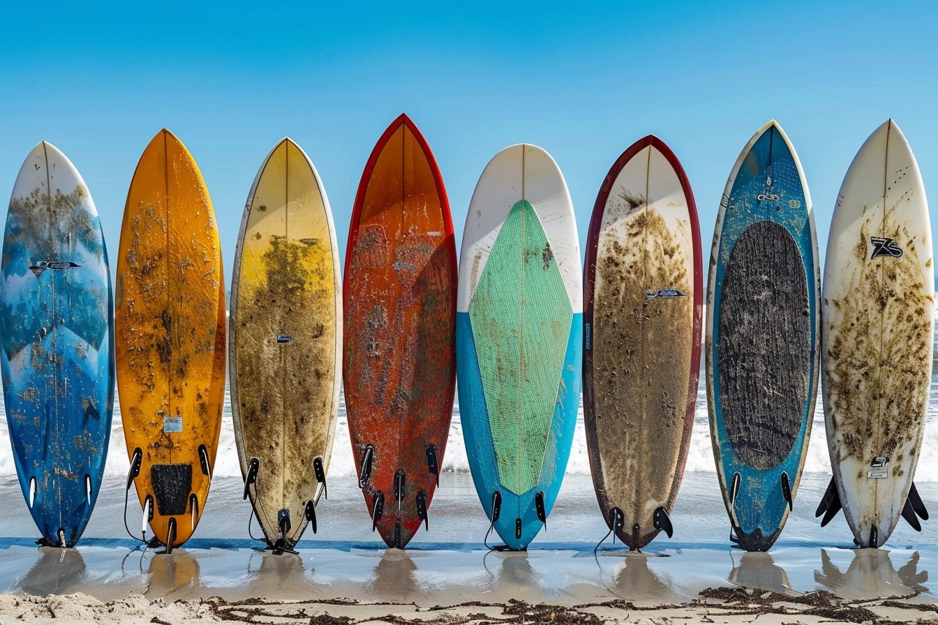 Les différents types de planches de surf