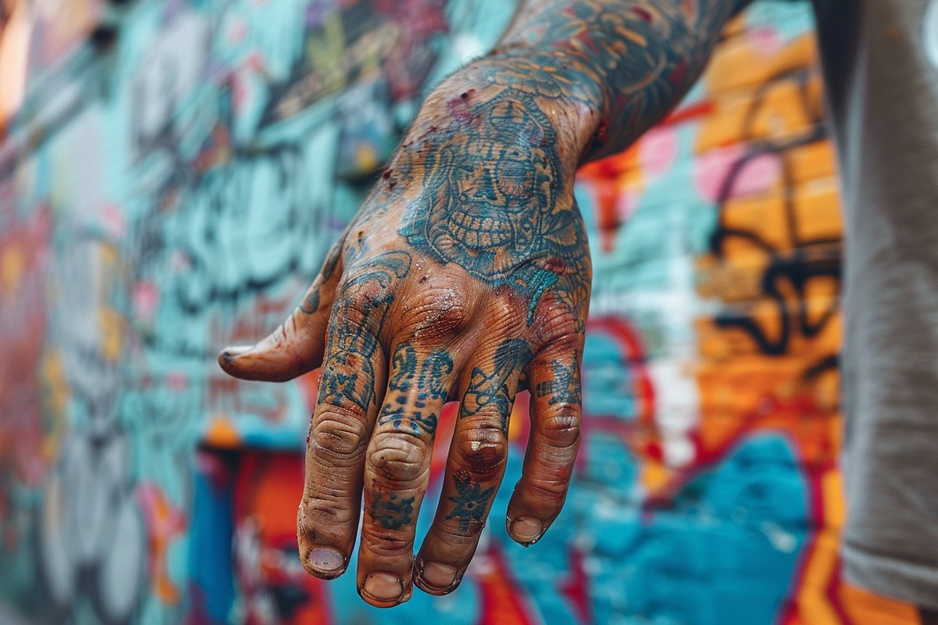 Les significations derrière les tatouages sur la main chez les hommes